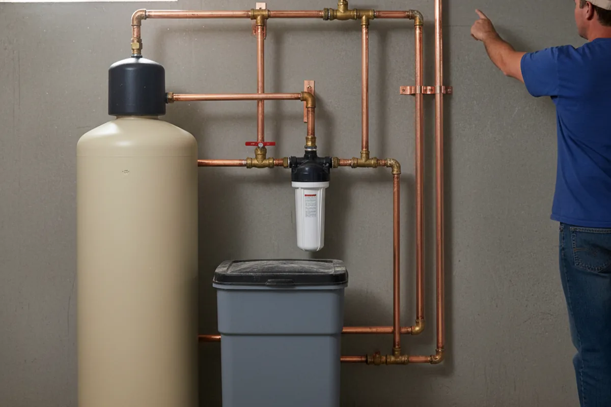 Whole-house water treatment system installed in Cameron